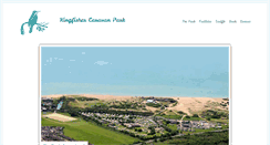 Desktop Screenshot of kingfisher-caravan-park.co.uk